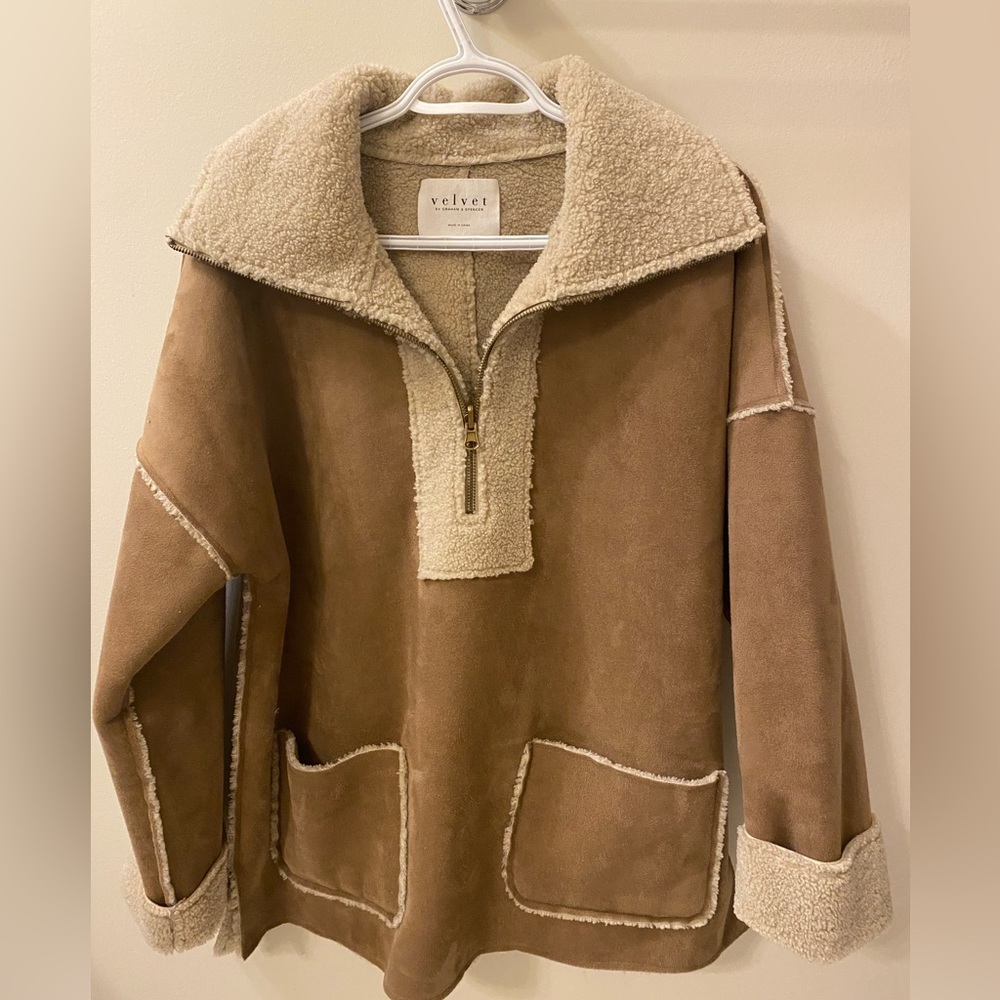 Faux fur jacket